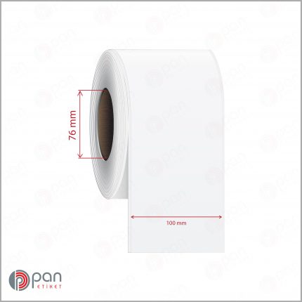 100 mm X 100 mt Şerit (Sürekli Form) Mat PP / Kuşe Dufold (İnkjet) Epson Etiketi