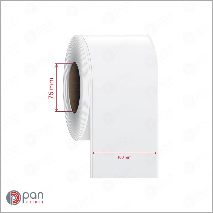 100 mm X 100 mt Şerit (Sürekli Form) Parlak PP / Kuşe Dufold (İnkjet) Epson Etiketi