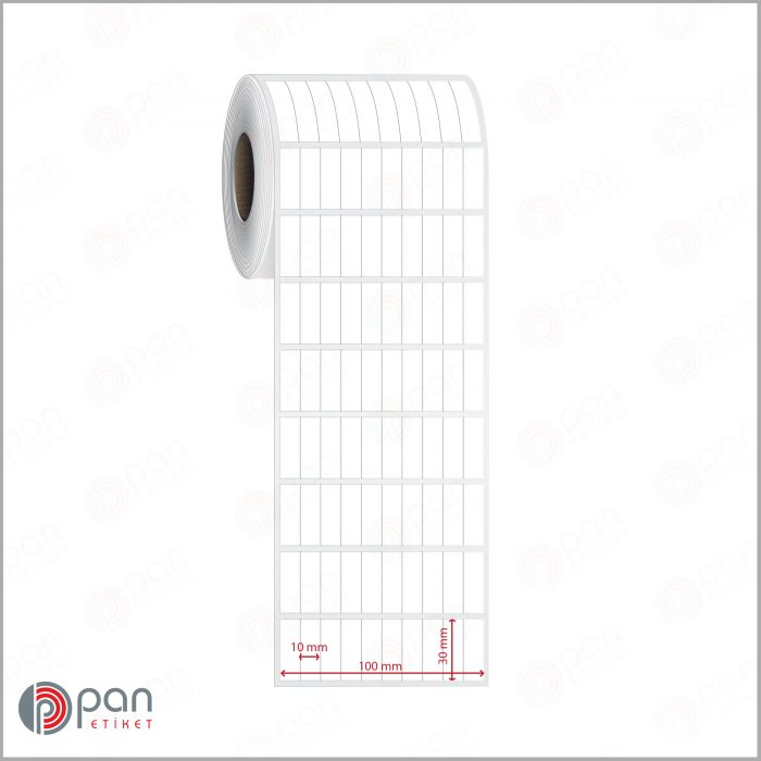 10x30 10 'lu Bitişik Etiket - Görsel 2