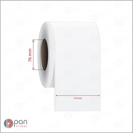 110 mm X 100 mt Şerit (Sürekli Form) Mat PP / Kuşe Dufold (İnkjet) Epson Etiketi