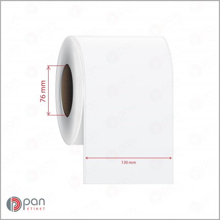 130 mm X 100 mt Şerit (Sürekli Form) Mat PP / Kuşe Dufold (İnkjet) Epson Etiketi