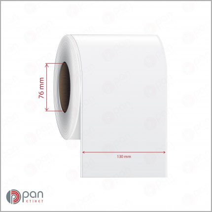 130 mm X 100 mt Şerit (Sürekli Form) Parlak PP / Kuşe Dufold (İnkjet) Epson Etiketi