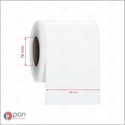 140 mm X 100 mt Şerit (Sürekli Form) Mat PP / Kuşe Dufold (İnkjet) Epson Etiketi
