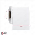 150 mm X 100 mt Şerit (Sürekli Form) Parlak PP / Kuşe Dufold (İnkjet) Epson Etiketi