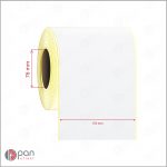 150 mm X 100 mt Şerit (Sürekli Form) Mat Barkod Etiketi