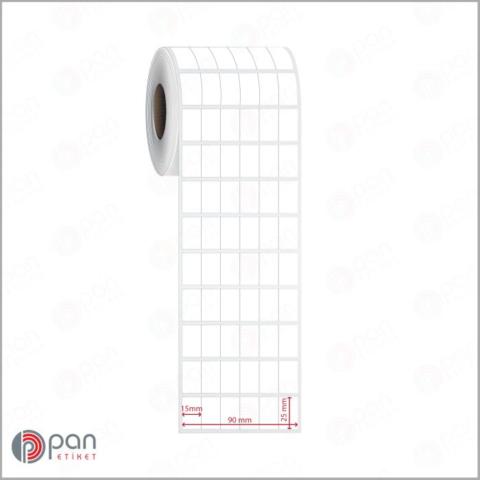 15x25 6 'lı Bitişik Etiket - Görsel 2