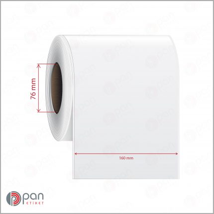 160 mm X 100 mt Şerit (Sürekli Form) Parlak PP / Kuşe Dufold (İnkjet) Epson Etiketi