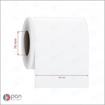 165 mm X 100 mt Şerit (Sürekli Form) Mat PP / Kuşe Dufold (İnkjet) Epson Etiketi