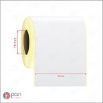 165 mm X 100 mt Şerit (Sürekli Form) Parlak Barkod Etiketi