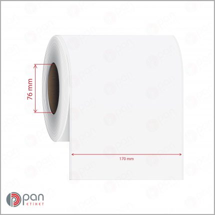 170 mm X 100 mt Şerit (Sürekli Form) Mat PP / Kuşe Dufold (İnkjet) Epson Etiketi