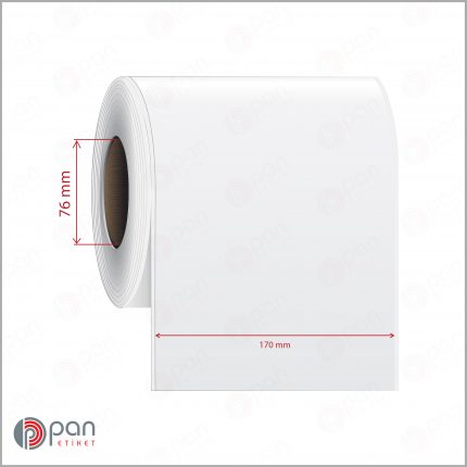 170 mm X 100 mt Şerit (Sürekli Form) Parlak PP / Kuşe Dufold (İnkjet) Epson Etiketi