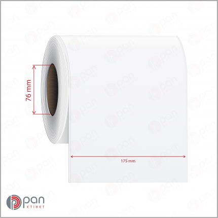 175 mm X 100 mt Şerit (Sürekli Form) Mat PP / Kuşe Dufold (İnkjet) Epson Etiketi