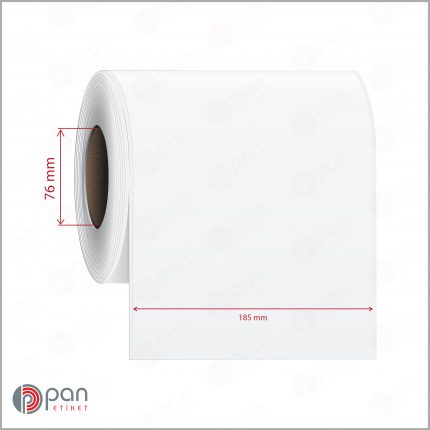 185 mm X 100 mt Şerit (Sürekli Form) Mat PP / Kuşe Dufold (İnkjet) Epson Etiketi