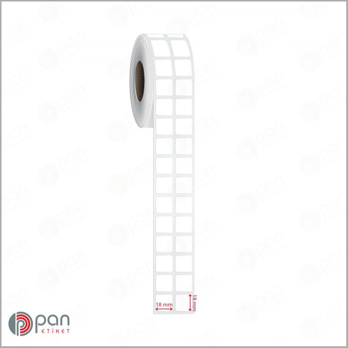 18x18 2 'li Yanyana Etiket - Görsel 2