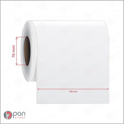 190 mm X 100 mt Şerit (Sürekli Form) Parlak PP / Kuşe Dufold (İnkjet) Epson Etiketi
