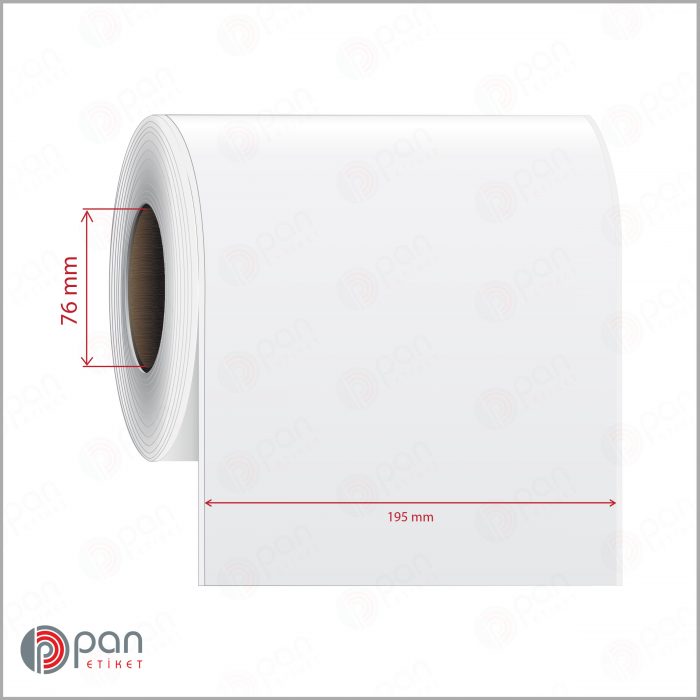 195 mm X 100 mt Şerit (Sürekli Form) Parlak PP / Kuşe Dufold (İnkjet) Epson Etiketi