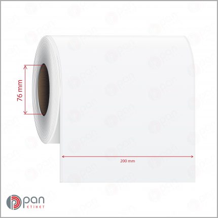 200 mm X 100 mt Şerit (Sürekli Form) Mat PP / Kuşe Dufold (İnkjet) Epson Etiketi