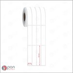 20x100 4 'lü Yanyana Etiket - Görsel 2