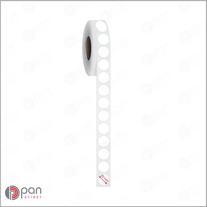 20x20 Çap Etiket - Görsel 2