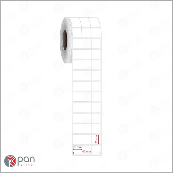 20x20 3 'lü Bitişik Etiket - Görsel 2