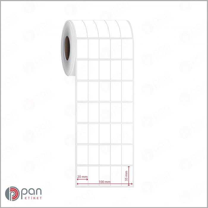 20x35 5 'li Bitişik Etiket - Görsel 2