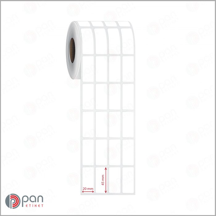 20x45 4 'lü Yanyana Etiket - Görsel 2