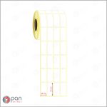 20x45 4 'lü Yanyana Etiket