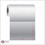 210x150 mm Silvermat Etiket (Demirbaş Etiketi)