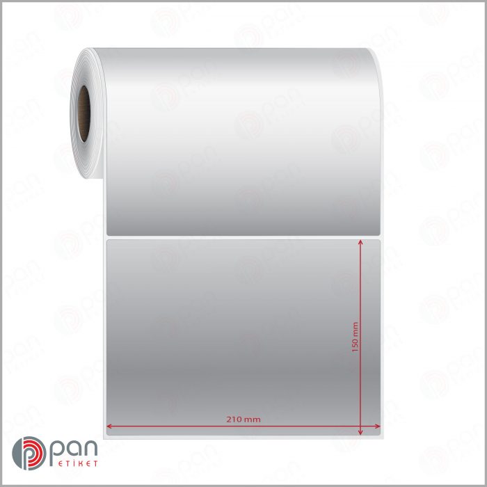 210x150 mm Silvermat Etiket (Demirbaş Etiketi)
