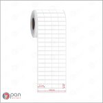 25x12 4 'lü Bitişik Etiket - Görsel 2