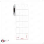 25x48 4 'lü Bitişik Etiket - Görsel 2