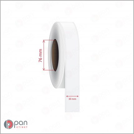 30 mm X 100 mt Şerit (Sürekli Form) Mat PP / Kuşe Dufold (İnkjet) Epson Etiketi