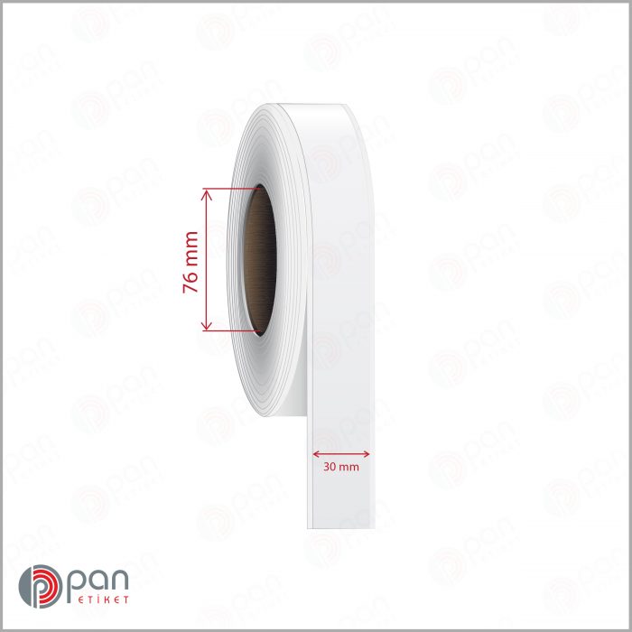 30 mm X 100 mt Şerit (Sürekli Form) Parlak PP / Kuşe Dufold (İnkjet) Epson Etiketi
