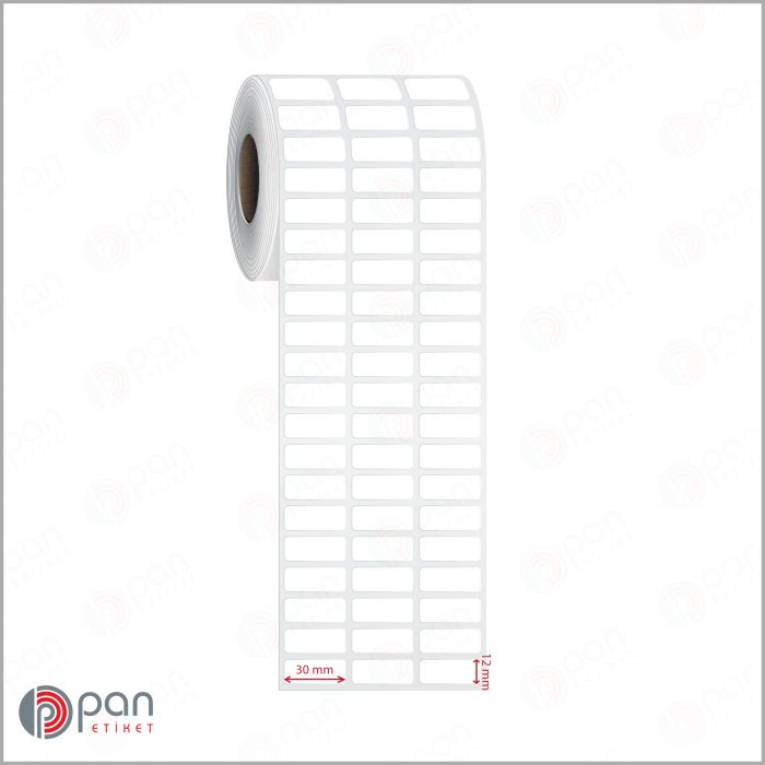 30x12 3 'lü Yanyana Etiket - Görsel 2