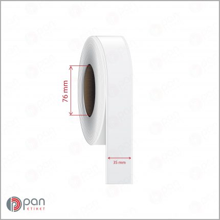 35 mm X 100 mt Şerit (Sürekli Form) Parlak PP / Kuşe Dufold (İnkjet) Epson Etiketi