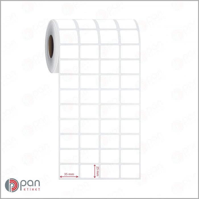 35x25 4 'lü Yanyana Etiket - Görsel 2