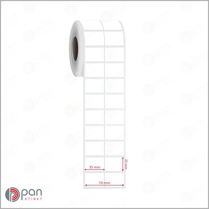 35x25 2 'li Bitişik Etiket - Görsel 2