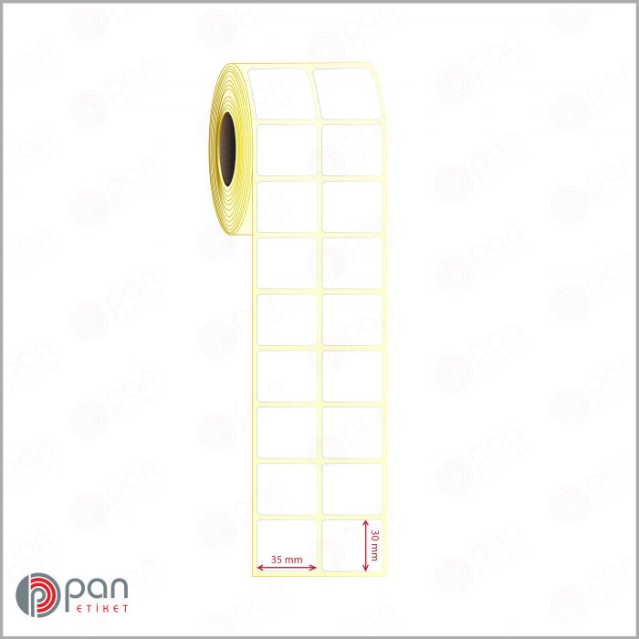 35x30 2 'li Yanyana Etiket - Görsel 1