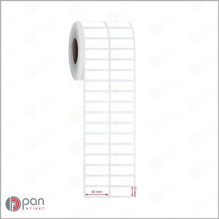 40x15 2 'li Yanyana Etiket - Görsel 2