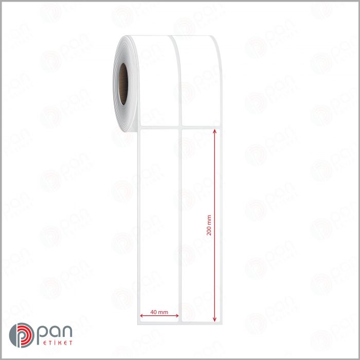 40x200 2 'li Yanyana Etiket - Görsel 2