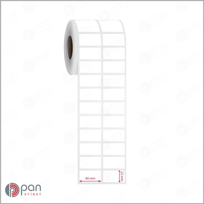 40x22 2 'li Yanyana Etiket - Görsel 2