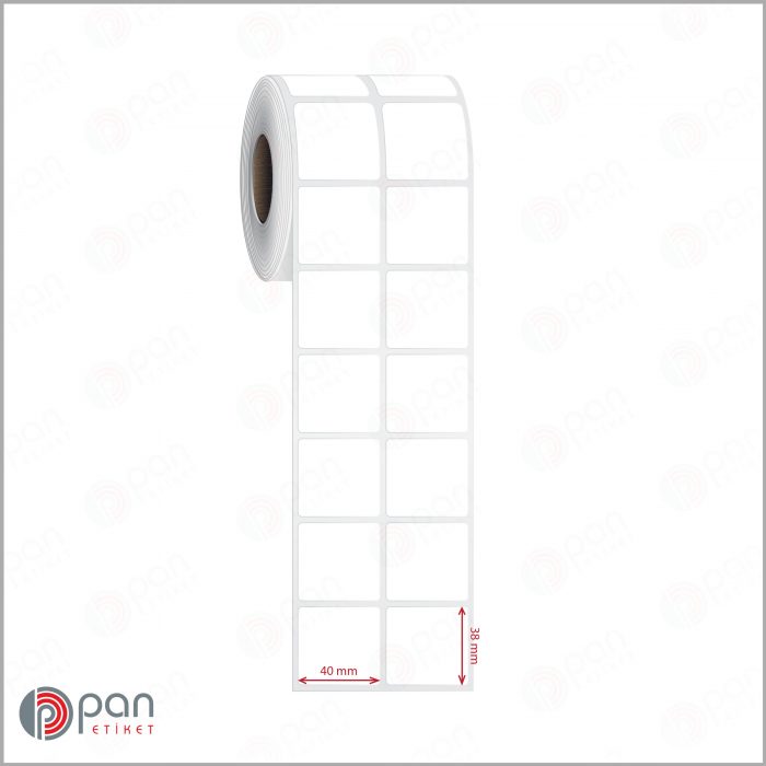 40x38 2 'li Yanyana Etiket - Görsel 2