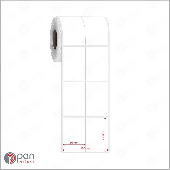 50x75 2 'li Bitişik Etiket - Görsel 2