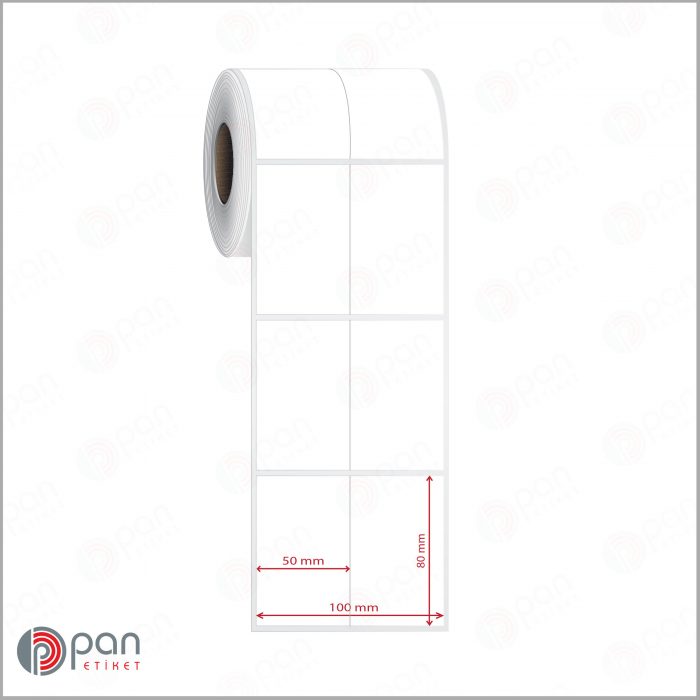 50x80 2 'li Bitişik Etiket - Görsel 2