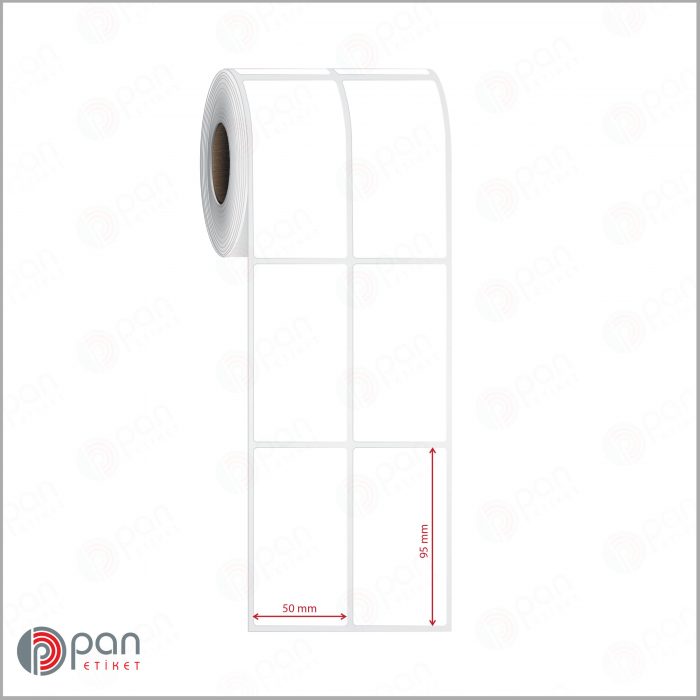 50x95 2 'li Yanyana Etiket - Görsel 2
