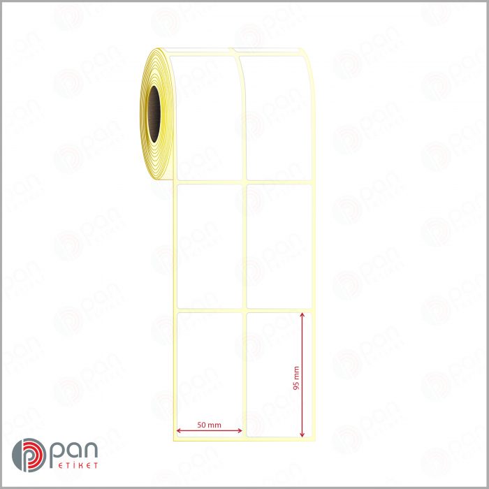 50x95 2 'li Yanyana Etiket - Görsel 1