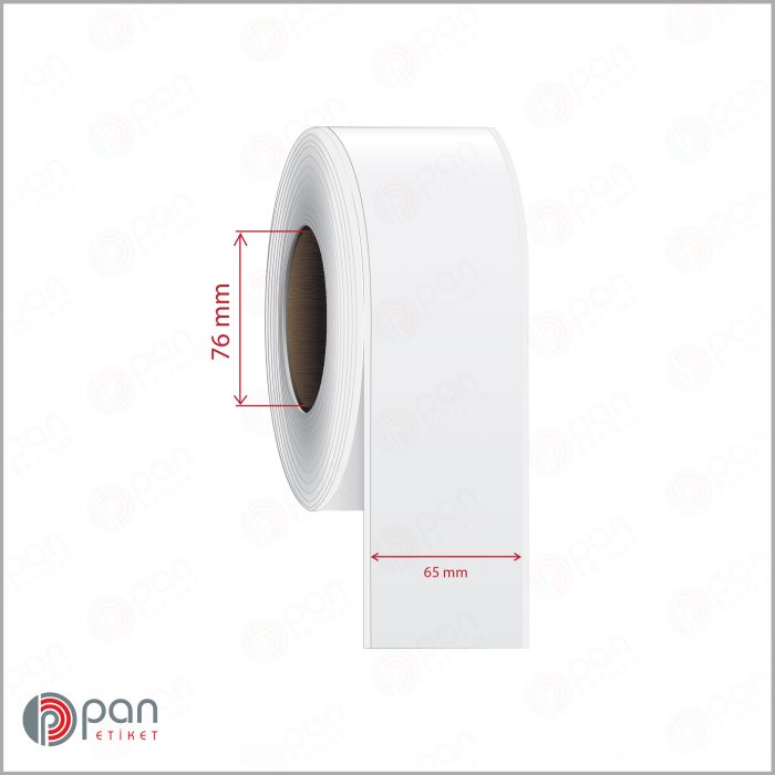 65 mm X 100 mt Şerit (Sürekli Form) Parlak PP / Kuşe Dufold (İnkjet) Epson Etiketi