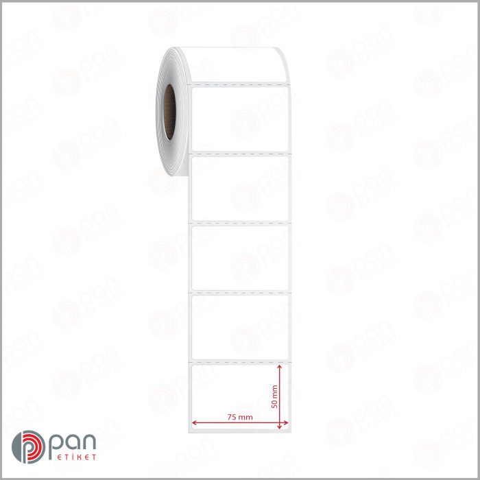 75x50 Perforeli Etiket - Görsel 2