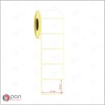75x50 Perforeli Etiket