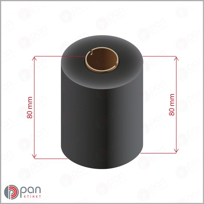 80x300 Wax-Resin Ribon - Görsel 1